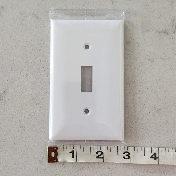 16 Hyper Tough Wallplates, Single Switch, White, 5in, 53142-T1 - NEW in package - Picture 16 of 16